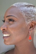 Color Blocked Teardrop Earrings